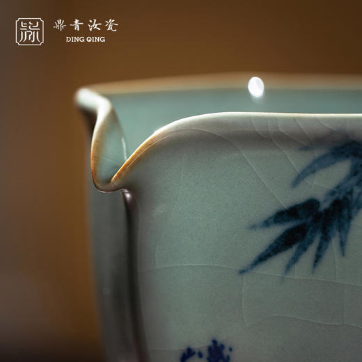 问鼎鼎青青花六棱公杯(幽篁） 商品图2