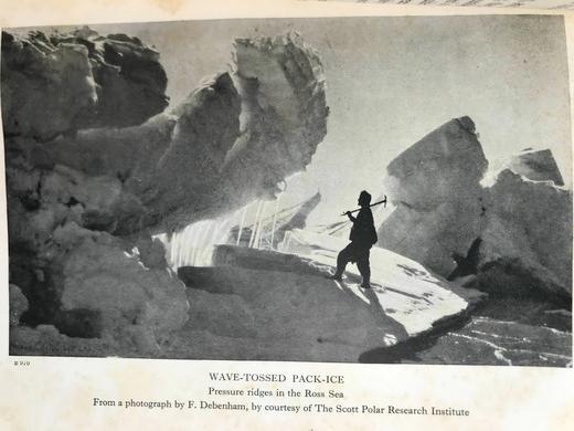 约20世纪早期 韦伯斯特·史密斯《南极探险的故事》 8幅插图 漆布精装32开 商品图10