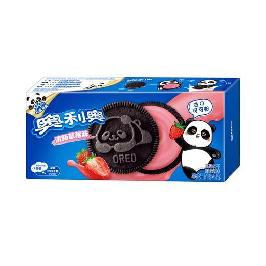 奥利奥 清新草莓味夹心饼干 194g/盒 商品图0