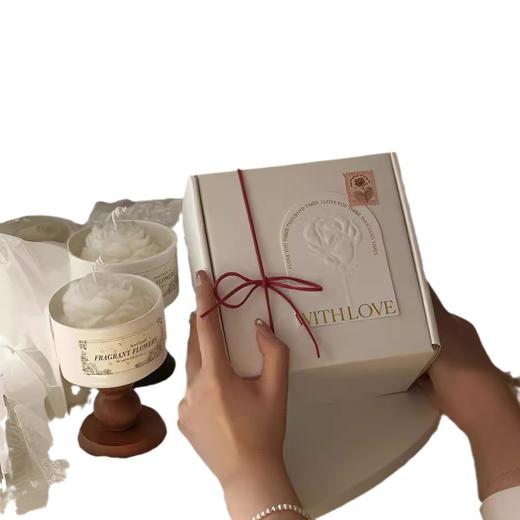 山茶花香薰蜡烛礼盒 520情人节家居香薰礼盒送闺蜜礼品结婚订婚伴手礼生日礼物女生 商品图4