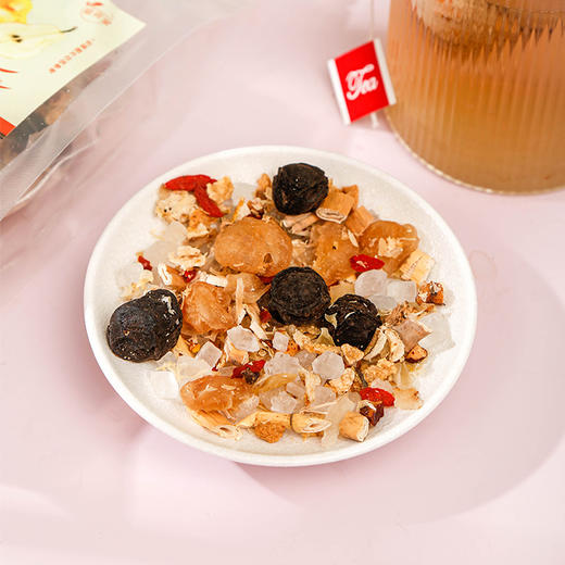 【超好喝！老北京小吊梨汤】甄选原料看得见，冰糖/红枣/乌梅/雪梨干/百合/桂圆/干鲜芦根，轻松自在每一天，下午茶休闲养生花草茶L 商品图1