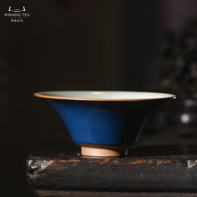 问鼎汝瓷黛蓝斗笠盏