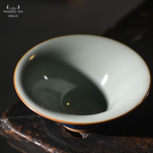 问鼎汝瓷黛蓝斗笠盏 商品图1