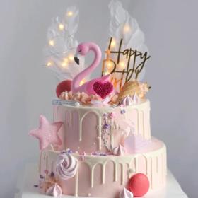 【新款网红火烈鸟创意双层多选1】