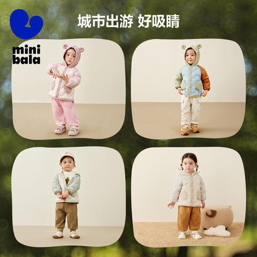 【三防】迷你巴拉男女童轻暖羽绒服宝宝亲子可爱保暖羽绒外套 商品图1
