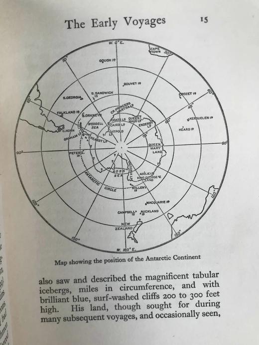 约20世纪早期 韦伯斯特·史密斯《南极探险的故事》 8幅插图 漆布精装32开 商品图12