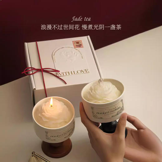 山茶花香薰蜡烛礼盒 520情人节家居香薰礼盒送闺蜜礼品结婚订婚伴手礼生日礼物女生 商品图3