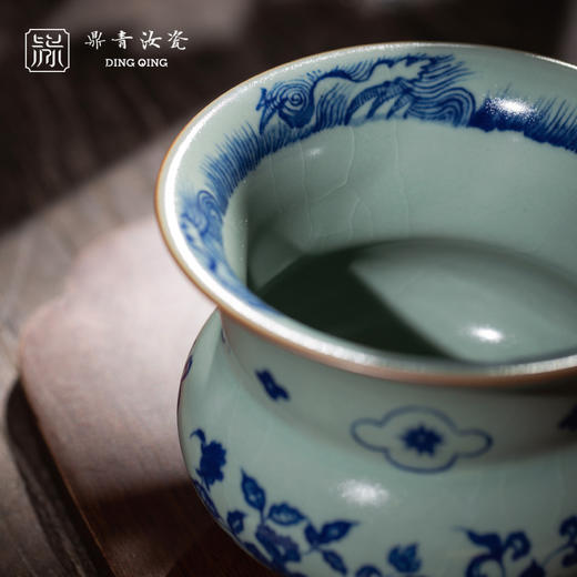 问鼎鼎青青花渣斗小(芳菲如茵） 商品图1