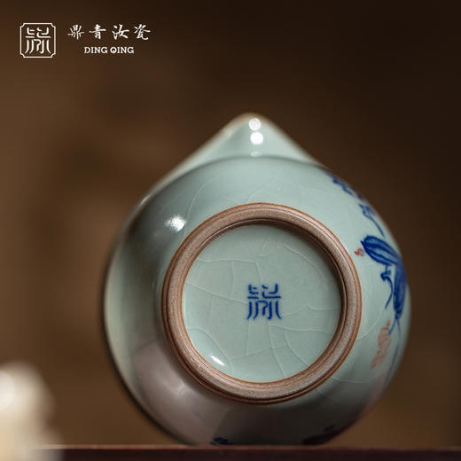 问鼎鼎青青花大茶海(丝瓜） 商品图3