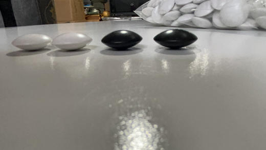 加厚双面凸塑料高分子围棋子+全竹围棋罐 商品图4