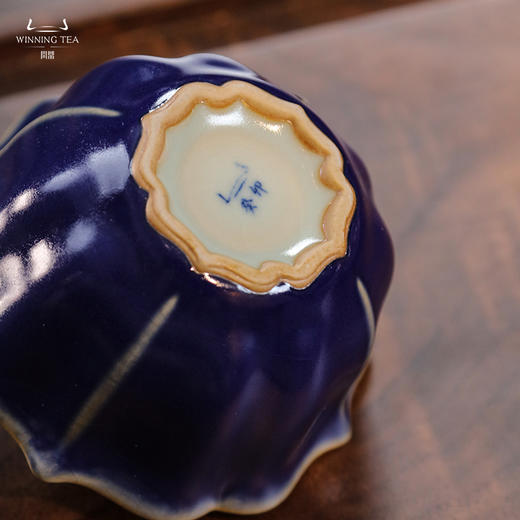 问鼎汝瓷黛蓝癸卯宝相杯 商品图2