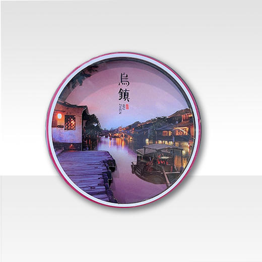 乌镇官方 立体冰箱贴金属磁铁 西栅景区写实风格风景 创意纪念品 商品图10