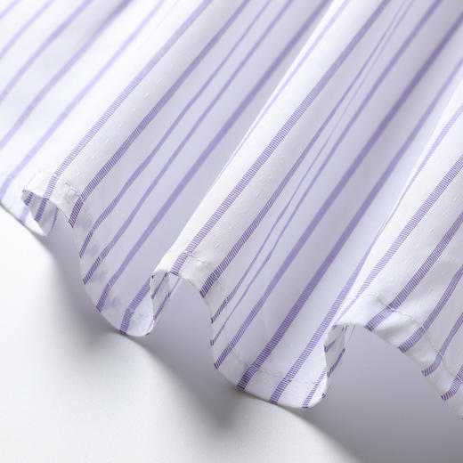 【100棉 专柜款】罗蒙春秋长袖衬衫男士商务休闲时尚竖条纹长袖衬衣男 商品图7