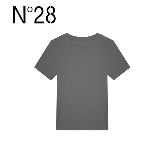 N°28【2+1 T恤】百搭气质短袖T恤 正肩纯色修身上衣9A25T121 商品图5