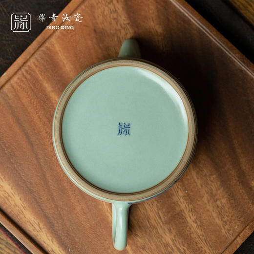 问鼎鼎青青花井栏壶（松鹤延年） 商品图3