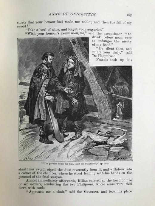 1894年 司各特《盖厄斯坦的安妮》 约百幅插图 漆布精装16开 商品图12