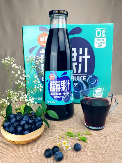D蓝瑞蓝莓果汁1.5升（原汁含量50%） 商品图0