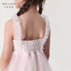 马克珍妮2024年夏装新款 女童甜美蝴蝶结吊带网纱连衣裙 240871 商品缩略图5
