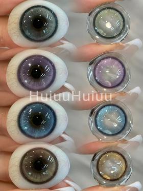 【店家实拍】Kaylens-混血系列-甜橙柠棕/莱茵梦绿/漫夜幻蓝/多洛塔紫-14.5mm-【月抛 度数0-800度 无525/575】