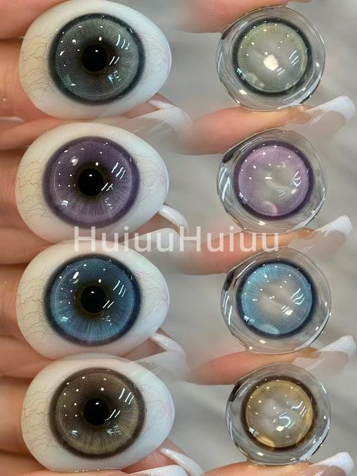 【店家实拍】Kaylens-混血系列-甜橙柠棕/莱茵梦绿/漫夜幻蓝/多洛塔紫-14.5mm-【月抛 度数0-800度 无525/575】 商品图0