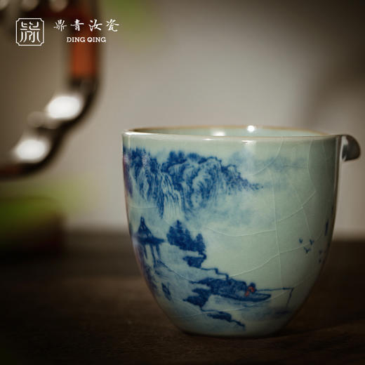 问鼎鼎青青花雍雅公杯(碧空远影） 商品图1