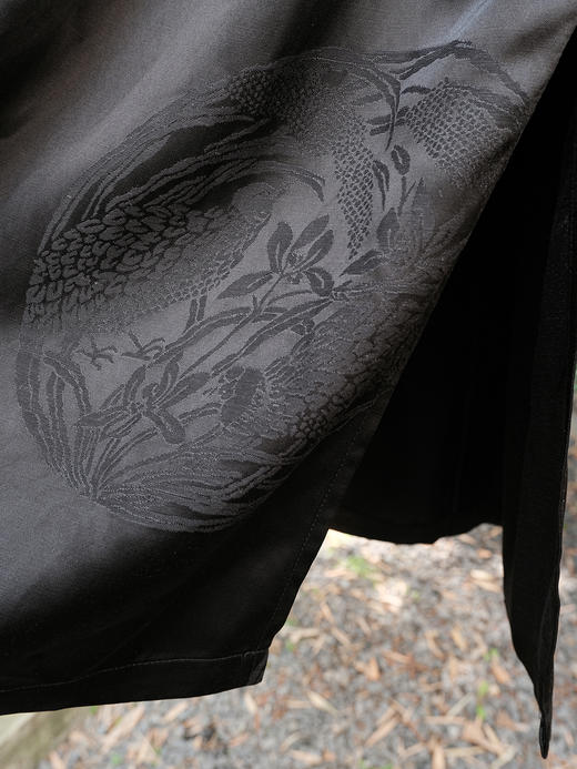 盛唐婧 |如意团花半身裙-黑色 商品图5