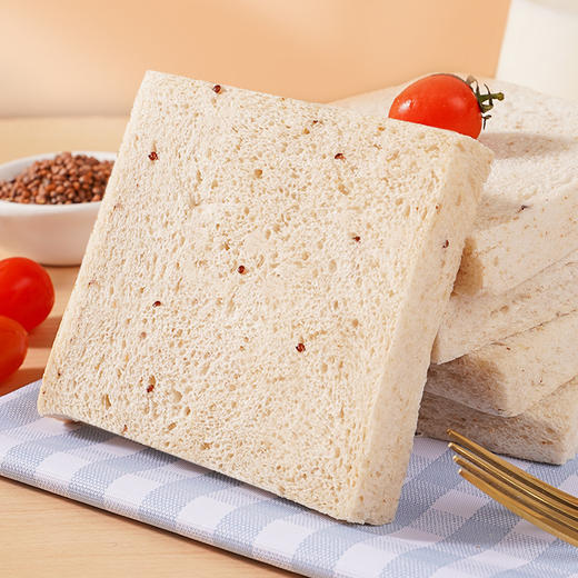 【健康少负担！藜麦吐司面包】牛乳无边厚切吐司，绵实有嚼劲香软不干噎，松软香醇，早餐代餐健康轻食打工人能量补给Y 商品图2