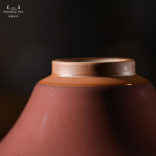 问鼎汝瓷萼红精工款斗笠盏 商品图1