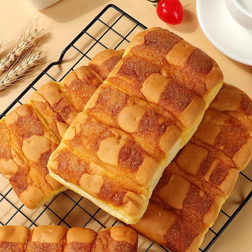 【早餐“撕”着吃！奶香手排包】手撕面包吐司软面包，金黄酥皮浓郁奶香口感绵密细腻，早餐代餐美味下午茶零食休闲零食品 商品图0