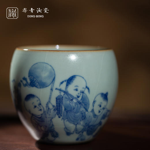 问鼎鼎青青花游云杯(妙趣图） 商品图1