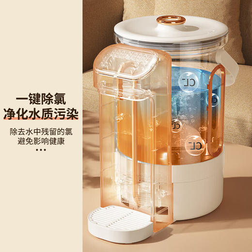 【小家电】艾贝丽分体式恒温电热水瓶杏色 ABL-SP37 HF 商品图2