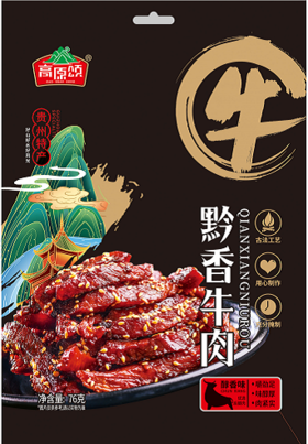 D高原颂黔香牛肉五香76g