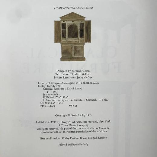 古典家具图集 140幅插图（110幅彩色） 精装16开 商品图4