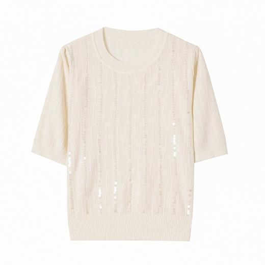 夏季小清新亮片淑女减龄套头针织上衣CC-1669 商品图4