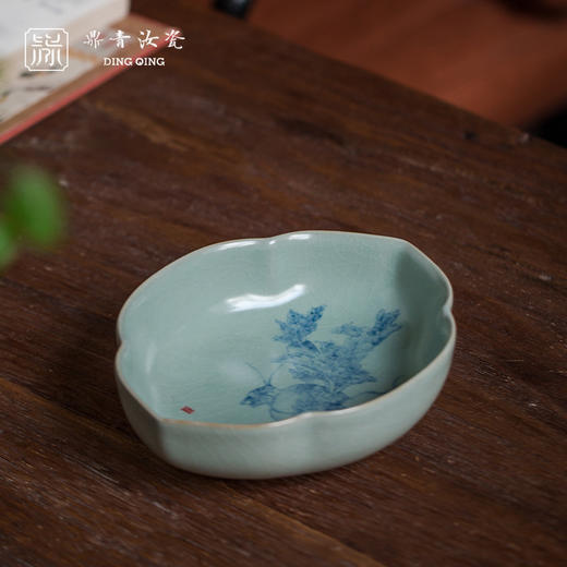 问鼎鼎青青花嘉叶壶承（丰年） 商品图3