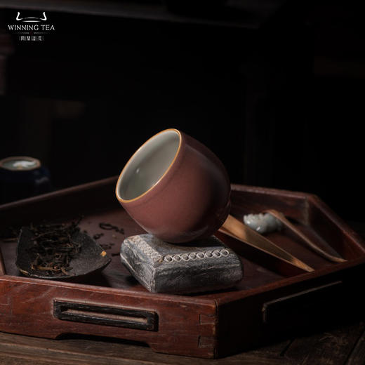 问鼎汝瓷鼎峰系列萼红斗胆杯 商品图1