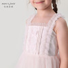 马克珍妮2024年夏装新款 女童甜美蝴蝶结吊带网纱连衣裙 240871 商品缩略图4