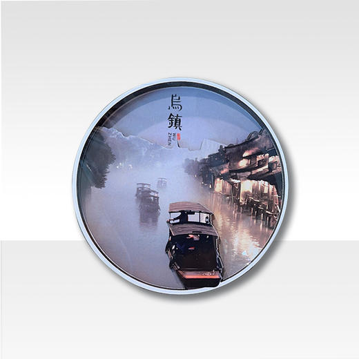 乌镇官方 立体冰箱贴金属磁铁 西栅景区写实风格风景 创意纪念品 商品图7