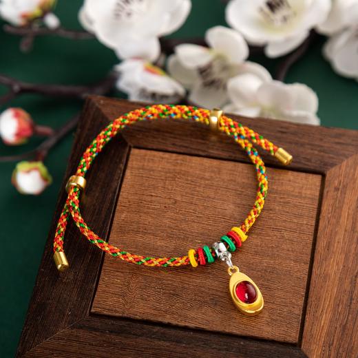 【9.9抢2条！承载祈福美好】端午节五彩绳手工编织手链五色线儿童小粽子男女生红绳小饰品礼物 商品图12