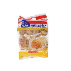 爱乡亲 奶香味 手撕面包 8枚 330g/袋