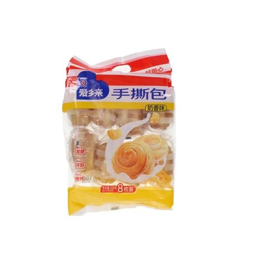爱乡亲 奶香味 手撕面包 8枚 330g/袋 商品图0