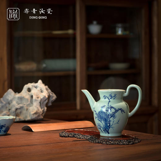 问鼎鼎青青花执壶公杯（喜到梢头） 商品图3