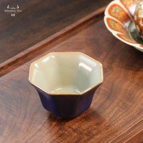 问鼎汝瓷黛蓝癸卯八方杯