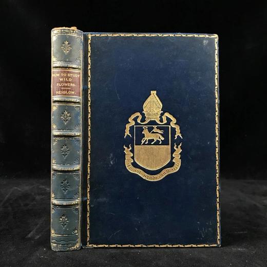 1911年 如何研究野花 12幅彩色折页57幅黑白插图 全真皮精装32开 商品图0