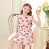 mettekids女童连衣裙2024夏季新款儿童公主裙女孩小飞袖纯棉裙子 商品缩略图5