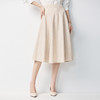 【舒适百搭】罗蒙女士半截裙经典日常商务通勤简约中长款半身裙女 商品缩略图1