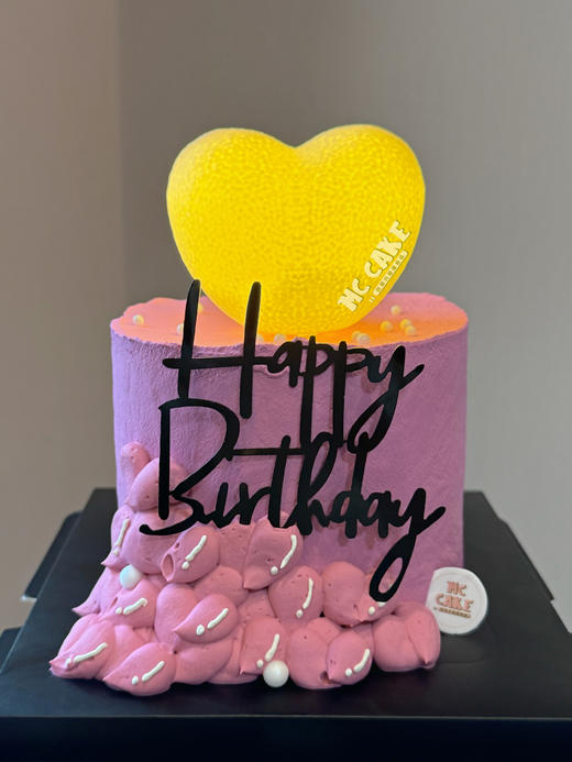 爱心桃灯生日蛋糕（灯电量有限 ） 商品图0