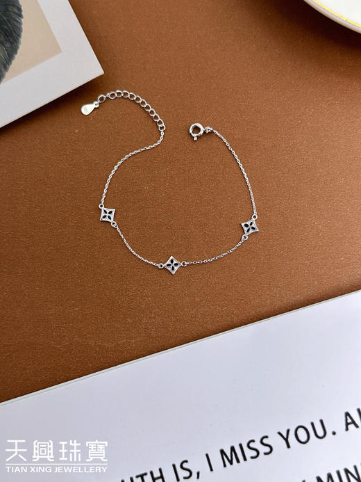 时尚925银手链 款一 商品图0