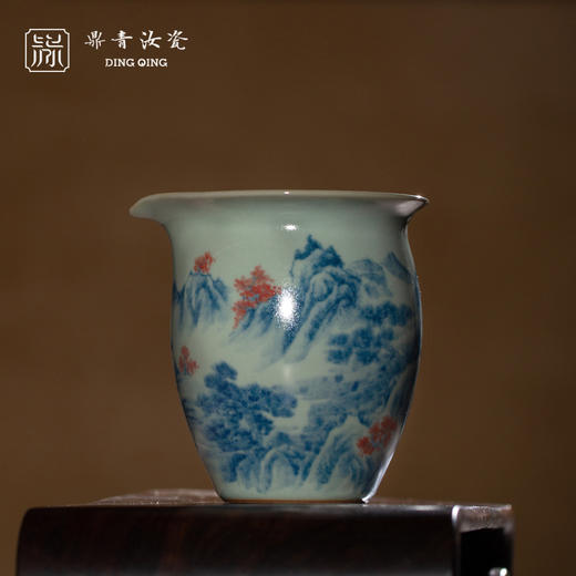 问鼎鼎青青花 特大茶海（春晓）（池塘金鱼水藻）（虎啸山林） 商品图1