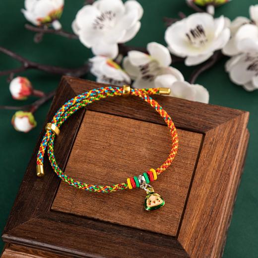 【9.9抢2条！承载祈福美好】端午节五彩绳手工编织手链五色线儿童小粽子男女生红绳小饰品礼物 商品图5